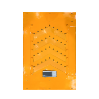 明特佳 MTJ-FTZ2201 0.8W IP65 DC6V LED太阳能标志灯(计价单位:套) 黄色