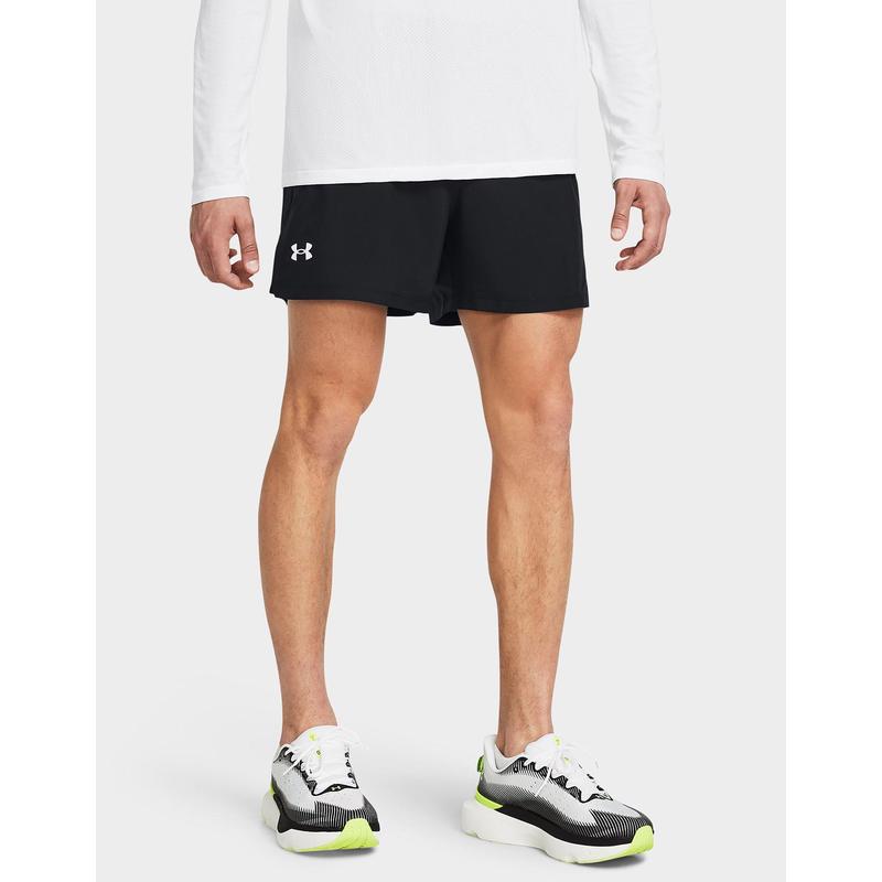 安德玛(under armour)运动短裤轻便弹性透气内衬跑步休闲男款