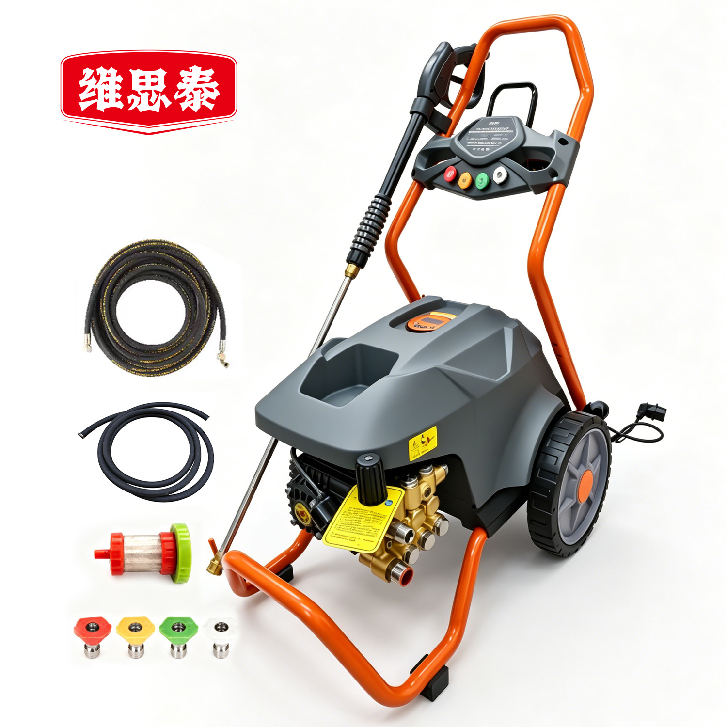 维思泰 电动高压清洗机洗车机喷雾打药机 220V/4KW/220公斤 台