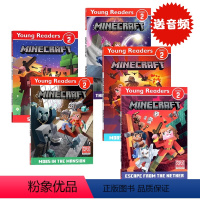 我的世界分级读物5册 [正版]我的世界英文版分级读物2级5册合售 进口英文原版 Minecraft Young Read