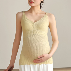 哺乳吊带夏季薄款免穿文胸孕妇产后喂奶哺乳内衣外出打底上衣背心
