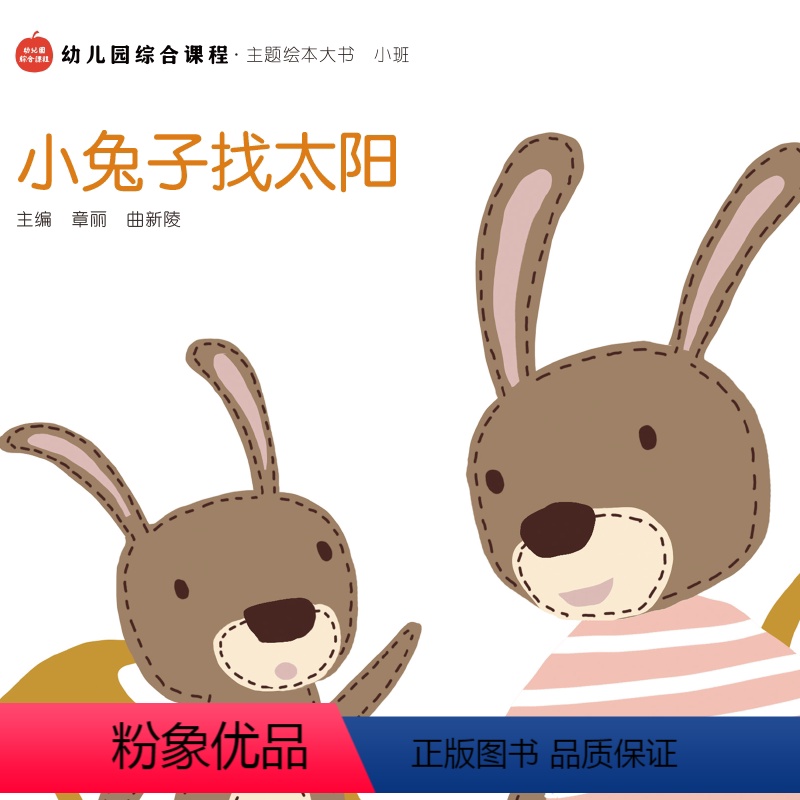 小兔子找太阳 小班 [正版]幼儿园综合课程主题绘本大书小班 中班 大班 勇敢的小棕熊 春天的快递 运动过后 给妈妈的信