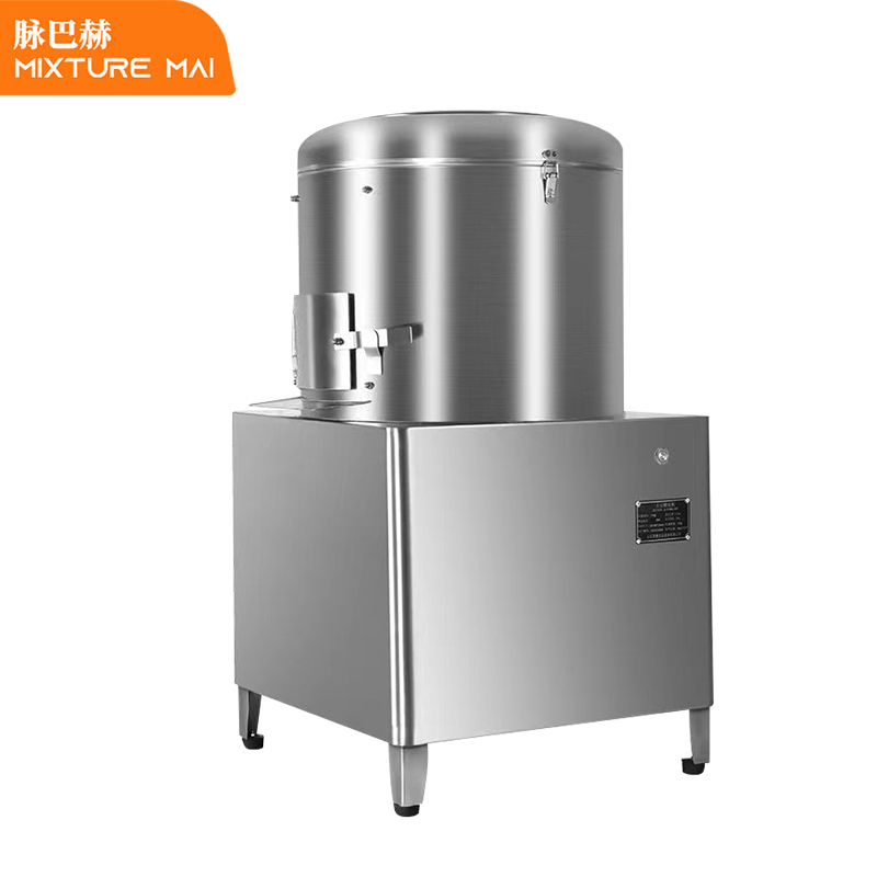 脉巴赫 220V全自动土豆去皮机商用 酒店饭店马铃薯脱皮磨皮机 学校食堂地瓜生姜剥皮机MBH-XTP-10