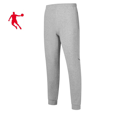 乔丹 运动裤 针织长裤 男裤 KKL43211279 男款裤子 件(灰花灰 2XL)