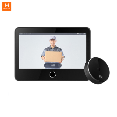 小米生态创米小白智能猫眼M1可视门铃家用防盗电子远程无线监控高清夜视摄像头M1