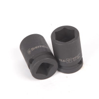 钢盾(SHEFFIELD) S123217 1/2系列六角风动套筒17MM[家用]