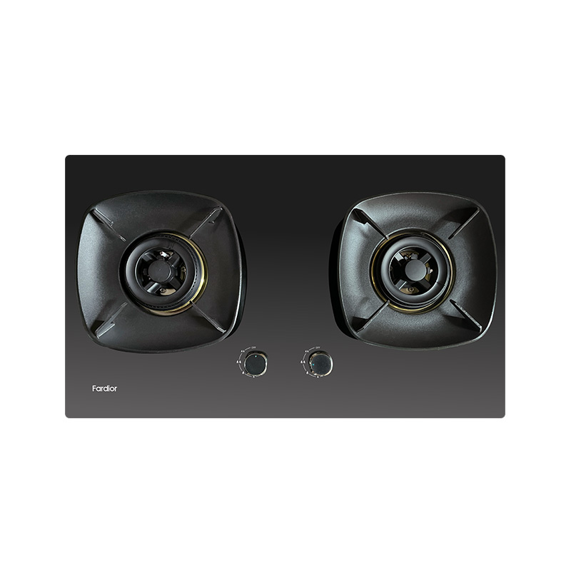 Fardior/法迪欧燃气灶JZT-2B603台嵌两用天然气灶具6cm钢化玻璃面板5.2kW大火力家用燃气灶 一级能效