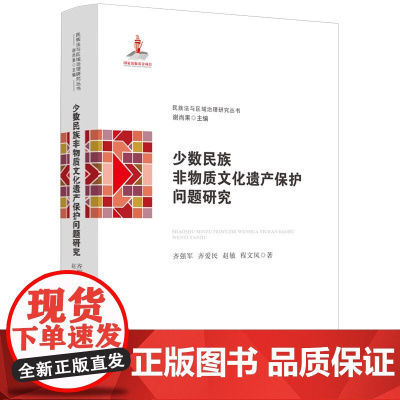 民族法与区域治理研究丛书 少数民族非物质文化遗产保护问题研究 9787521632194 中国法制出版社