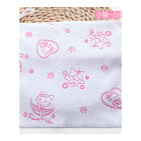 权夫人幼儿园小方巾带挂钩批儿童专用四方毛巾洗脸比棉吸水手帕