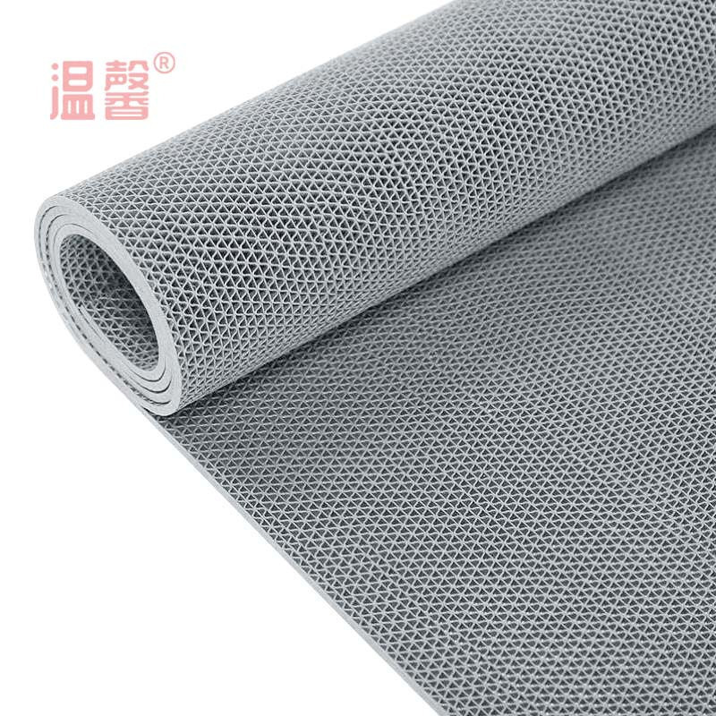 温馨 PVC防滑地垫 灰色5mm*1.6m宽 米