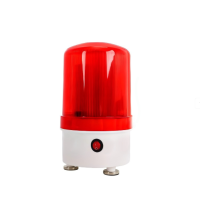 洛安斯 充电遥控有声旋转警示灯 红色 个