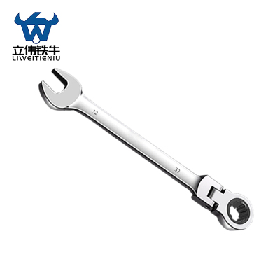 立伟铁牛活头两用棘轮扳手32mm/把