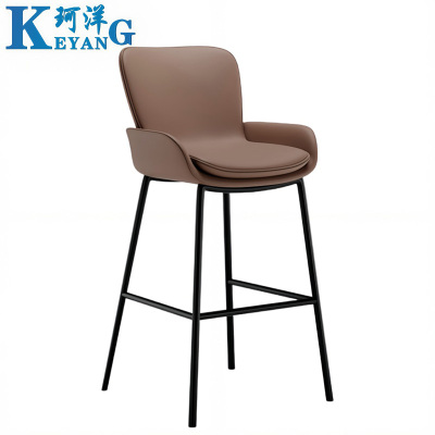 珂洋 高脚椅 55cm(咖色) 把