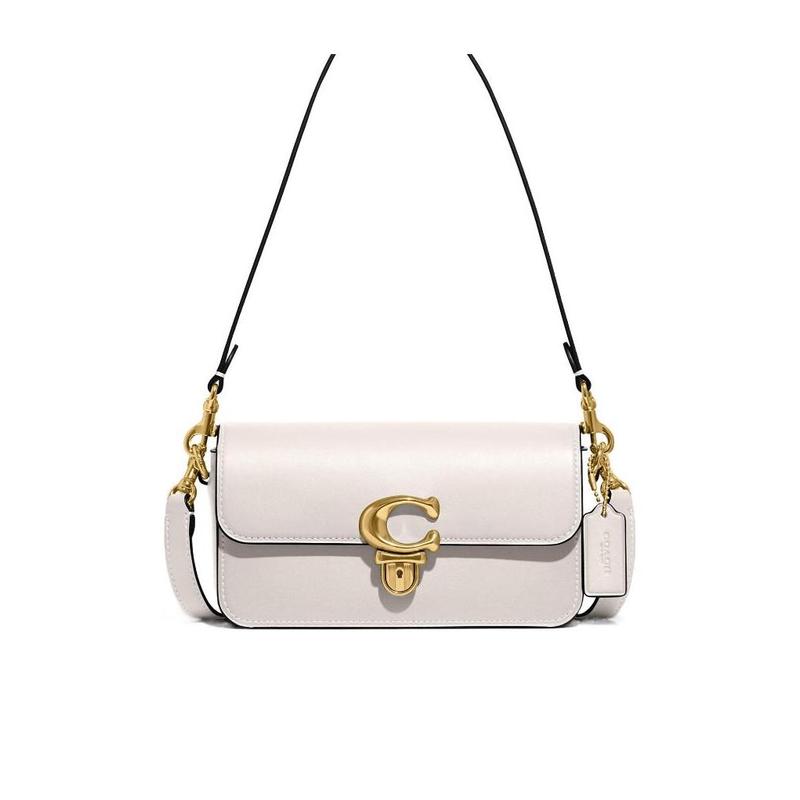 COACH女包 优雅STUDIO BAGUETTE多功能插槽压扣可拆卸链带单肩包