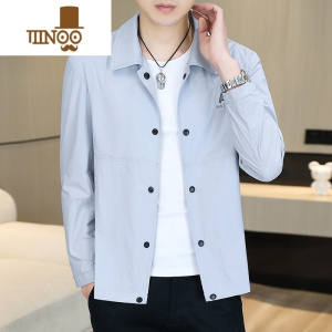 YANXU防晒夹克男夏季薄款轻熟风休闲男装上衣时尚潮流百搭防晒衣服外套