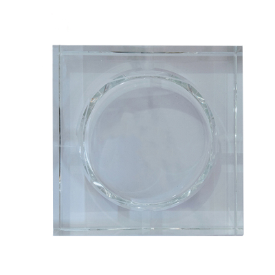 炯毅 水晶烟灰缸潮流家用客厅办公室大气简约现代烟缸创意 水晶烟灰缸 18cm 个