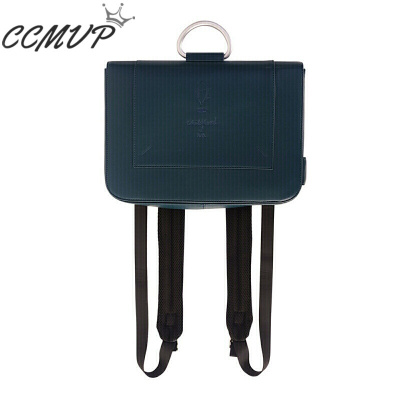 CCMVP品牌自营质量保证-CCMVP方形双肩包学院风学生书包电脑包文艺复古情侣包简约小背包