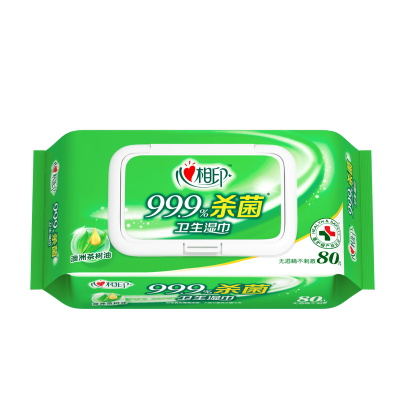 心相印卫生系列80片装湿巾*3包XCA080