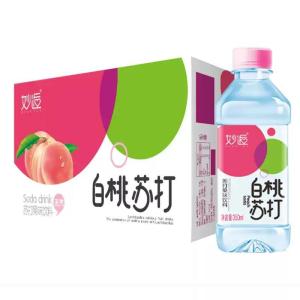 妙逅 白桃味苏打水 350ml*24瓶 箱