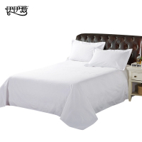 伊伊爱 60*60S贡缎酒店白色床单