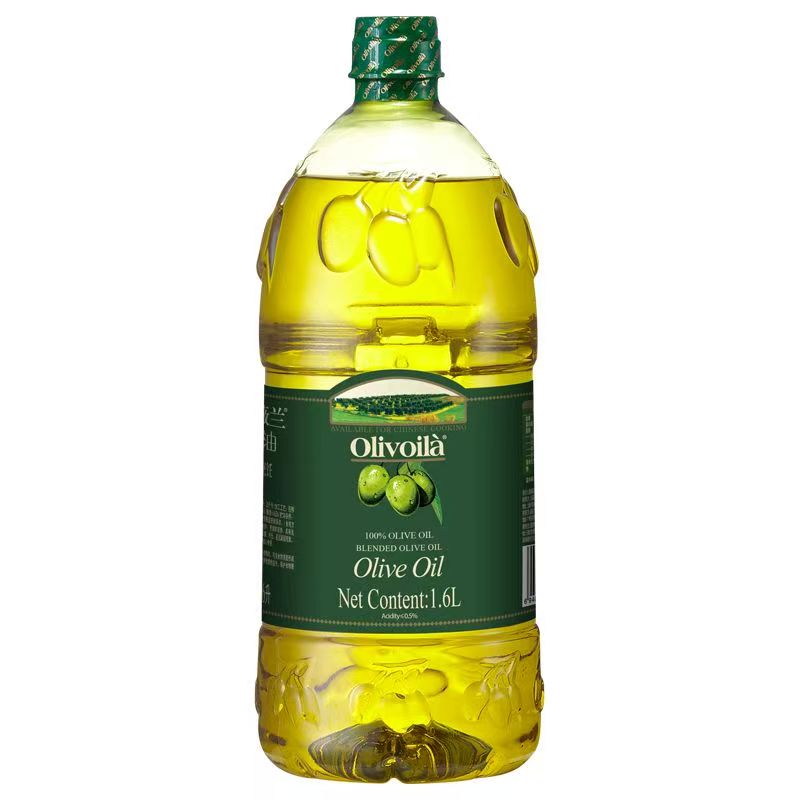 欧丽薇兰纯正橄榄油1.6L轻食健身无添加冷榨健康 1桶