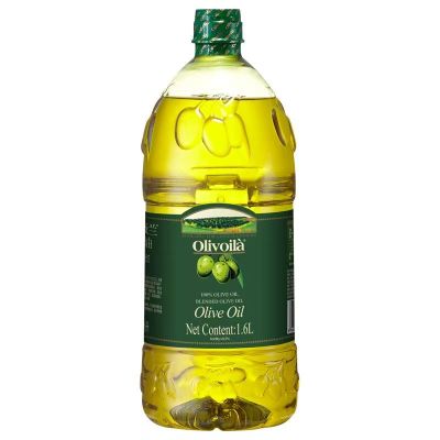 欧丽薇兰纯正橄榄油1.6L轻食健身无添加冷榨健康 1桶