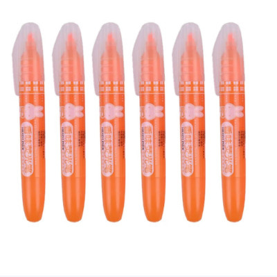 晨光(M&G) FHM21003 单头荧光笔 米菲橙 (12支/盒) 2盒装