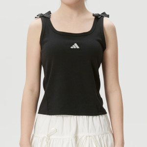 阿迪达斯(adidas)无袖T恤女装新款健身瑜伽运动外穿短款吊带背心打底衫KB6417 ZP