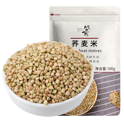 盛耳荞麦米500g农家荞麦五谷杂粮粗粮可煮粥煲饭新货乔麦