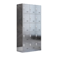 抚樽不锈钢更衣柜十五门