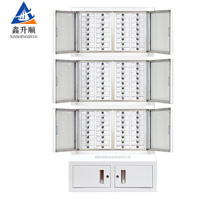 鑫升顺手机信号考场会议室专用手机柜电子产品存放柜寄存柜带锁组合款96格300*776*1775