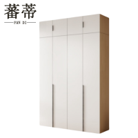 蕃蒂衣柜四门+顶柜台