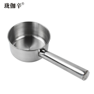 珑伽辛 不锈钢卷边平底水勺水瓢 大号/个