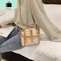 韩版百搭ins复古小包包女包新款2020水桶包春夏时尚单肩斜挎包潮NEW LAKE女斜挎包