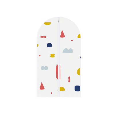 满99减30元-A家用创意衣柜衣物防尘罩防尘套防潮西服罩碎花挂衣袋挂式衣服罩小号碎花75g90*60-cm