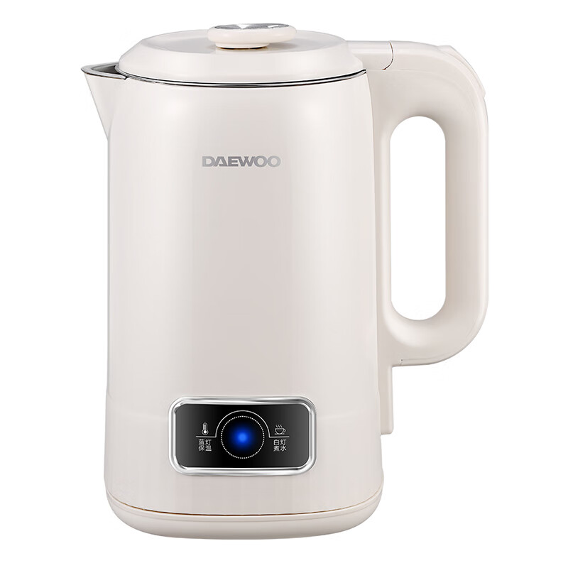 大宇电热水壶 家用1.8L大容量自动保温双层防烫烧水壶 DYSH-18L90/科洛白