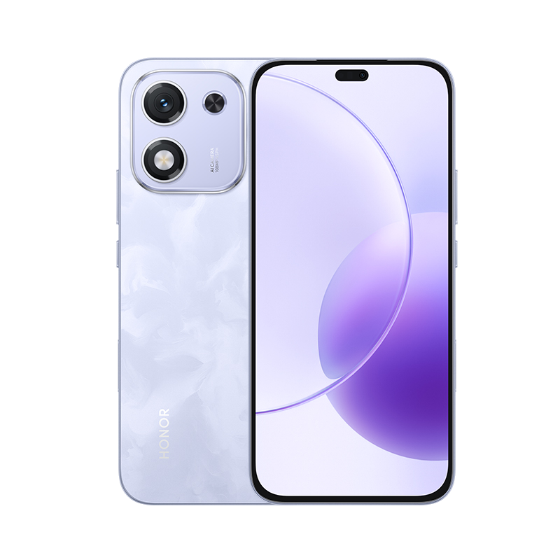 荣耀 X70i 12GB+512GB玉兰紫 AI版 5G智能手机 直屏抗摔防水高品质 轻薄OLED护眼大屏