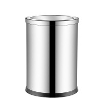 欧时佳 垃圾桶 不锈钢 摇盖 12L 个