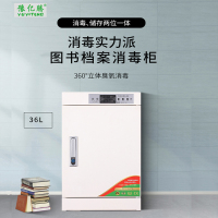 豫亿腾 36L 电子控制图书档案消毒柜,档案柜,器械柜,钢制文件柜,更衣柜,办公抽屉铁皮柜,资料柜,带锁 白色