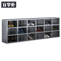 宜掌柜不锈钢车间换鞋柜 18格(201)台