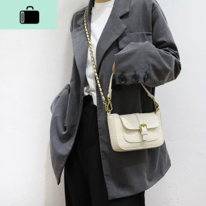 木川卡法式小众 洋气中古包法棍包腋下包2020新款女链条斜挎小包NEW LAKE女斜挎包