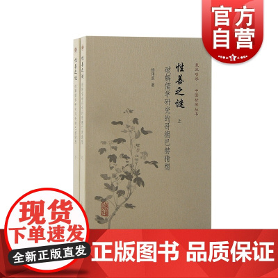 性善之谜 破解儒学研究的哥德巴赫猜想 复旦哲学中国哲学丛书杨泽波著作上海古籍出版社正版图书籍