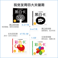 [M]宝宝视觉激发 黑白卡彩色卡 经典版(全4册)-9787570430888