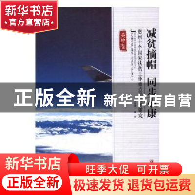 正版 减贫摘帽 同步小康 张自强著 贵州大学出版社 9787811269673