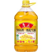 鲁花5S压榨一级花生油5L 健康粮油 植物油 食用油