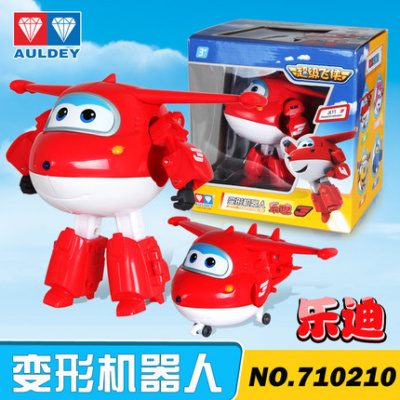 奥迪双钻超级飞侠玩具儿童大号飞机变形机器人乐迪雪儿巴奇全套装大号变形乐迪