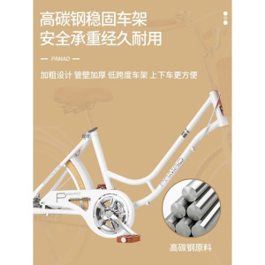 大学生轻便通勤22 24寸成人自行车男女款脚踏车