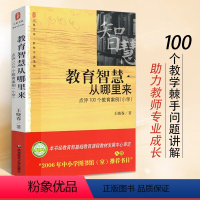 [正版]教育智慧从哪里来 点评100个教育案例 小学 大夏书系 问题学生诊疗手册 王晓春40多年的经验教师指导用书籍理