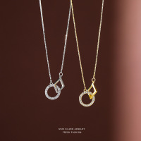 几何纯银简约项链2022年新款女夏轻奢小众设计感锁骨链ins冷淡风送女朋友老婆情人节七夕生日礼物