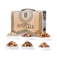 皇家臻味·1300g金冠坚果礼盒臻味臻选6种纯坚果内里丰富体现送礼的品味与用心